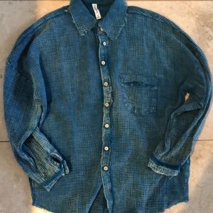 Washed Gauze Oversized Top NWT